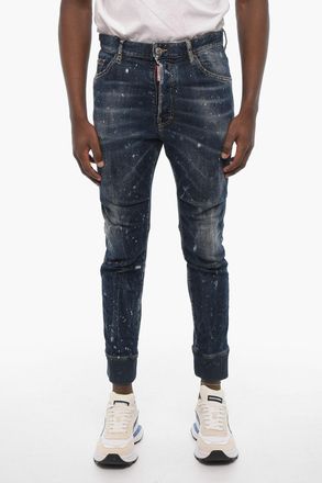Dsquared2 Regular-Fit Acid-Wash Jeans Dsquared2