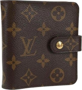 Louis Vuitton Pre-owned Wallets, female, Brown, Size: ONE SIZE Pre-owned Canvas Wallet