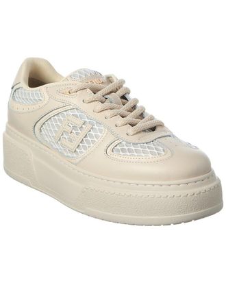 Fendi Fendi Match Leather & Mesh Platform Sneaker