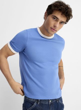 Le 31 Mens Ringer T-shirt Retro fit