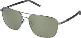 Serengeti Eyewear Spello Polarized 8798 Mens Sunglasses Silver Size 58