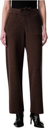 Worst Behavior Pantalones de punto Nerian - Trousers - Mujer - Marr&oacute;n - XS