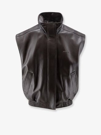 Balenciaga Giubbino in pelle smanicato - BALENCIAGA - gender_Woman