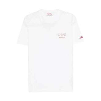 MC2 Saint Barth T-Shirts, male, White, Size: 2XL Portofino T-Shirt