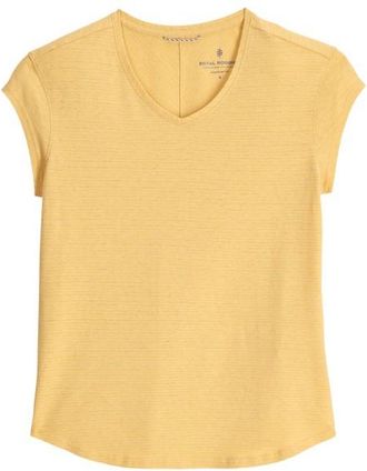 Royal Robbins Vacationer V-Neck S/S T-Shirt f&uuml;r Damen | beige