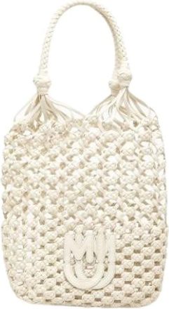 Miu Miu Pre-owned Bucket Bag - Pre-owned - Mujer - Blanco - ONE SIZE