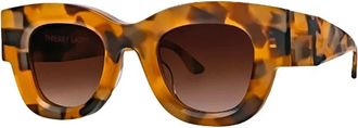 Thierry Lasry Confessy Zonnebril - unisex - Zonnebrillen - Bruin - 47 MM - Accessoires