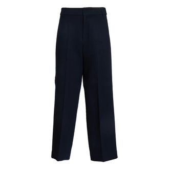 Max Mara Wide Trousers, female, Blue, Size: XS Wide Trousers