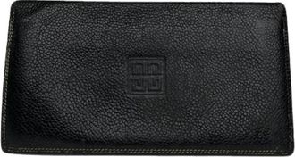 Givenchy Pre-owned Leren Portemonnee - Heren - Vintage Accessoires - Zwart - ONE Size - Leer - Vintage