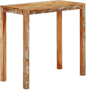 vidaXL Bar Table 112x55x108 cm Solid Wood Reclaimed Vidaxl