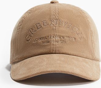 H&M Cap aus Cord - Beige