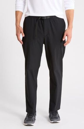 Zella Belted Relaxed Tapered Pull-On Pants in Black at Nordstrom Rack, Size Xx-Large