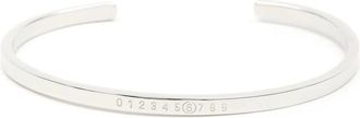 Maison Margiela Minimal Numeric-signature Cuff Bracelet