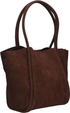 Fred De La Bretoniere Nalani Schoudertas - Dames - Tassen - Bruin - Maat: ONE Size Zijde
