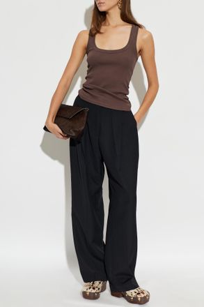 Anine Bing Amal Trousers, Womens, Black