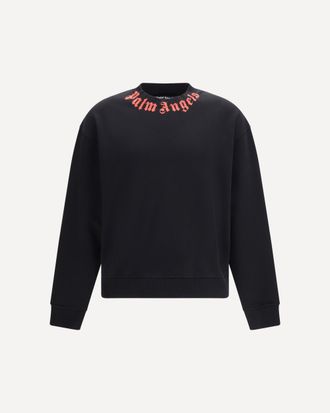 Palm Angels Neck logo Sweatshirt Male XL