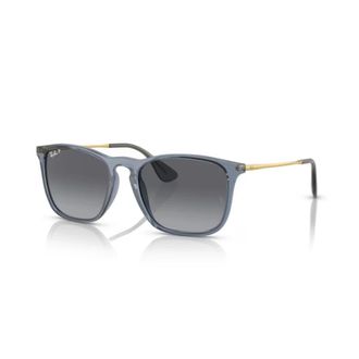 Ray-Ban Chris Zonnebril - Heren - Zonnebrillen - Blauw - 54 MM - Accessoires
