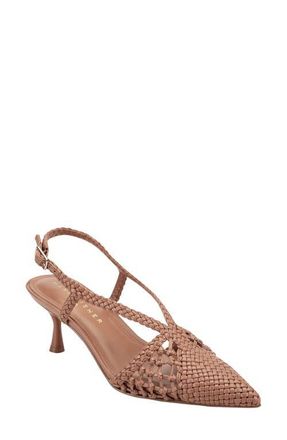 Marc Fisher Reagan Slingback Pump in Medium Natural at Nordstrom, Size 7