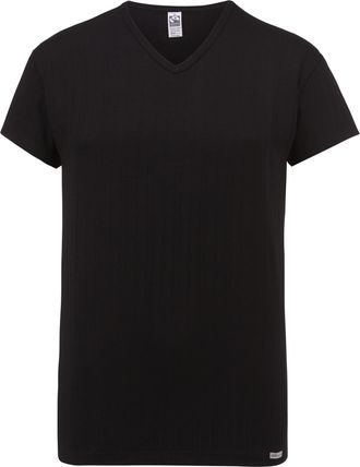 Isa Kurzarmshirt ISA BODYWEAR Shirt kurzarm, Herren, Gr. XL, schwarz, Obermaterial: 95% Baumwolle CO(Bio). 5% Elasthan EL., Shirts Kurzarmshirt