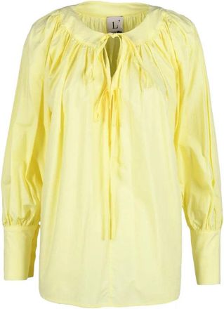 L'autre Chose Yellow Cotton Blouse
