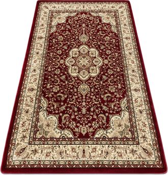 RugsX Alfombra Royal Agy Modelo 0521 Burdeos Red 100x200 Cm