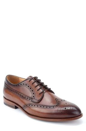 Warfield & Grand Abby Wingtip in Cognac at Nordstrom, Size 10.5