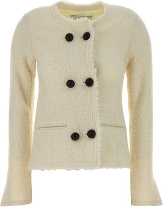 Isabel Marant Suely Blazer - Dames - Blazers - Wit - XS - Jassen