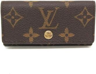 Louis Vuitton Pre-owned Canvas key-holders - unisex - Vintage Accessoires - Bruin - ONE Size - Vintage