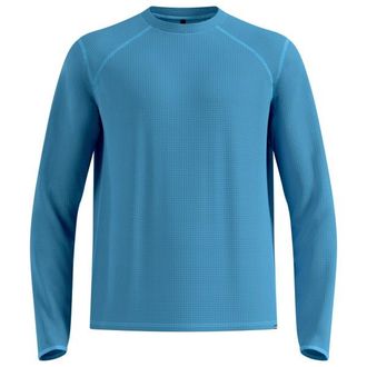 Odlo Mid Layer Cubic Laufshirt f&uuml;r Herren | blau