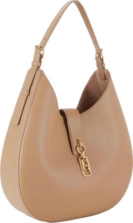Elisabetta Franchi Womens Hobo Bag Argilla Clay Shell: Polyester Shoulder