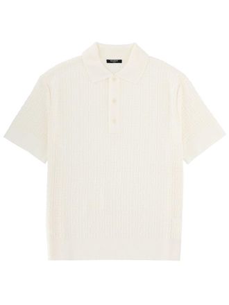 Balmain Poloshirt aus Merinowolle