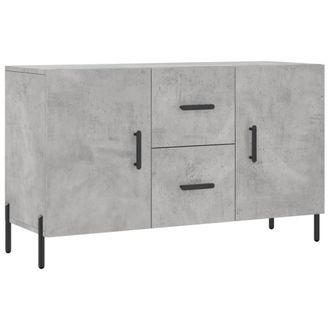 Berkfield Home Sideboard Concrete Grey 100x36x60 cm Engineered Wood | Size: 100 x 36 x 60 cm