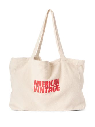 American Vintage Bobypark tote bag - Neutrals
