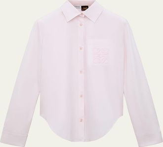 Loewe x Paulas Ibiza Anagram-Pocket Button-Down Shirt