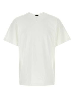 Y / Project Optic White V-neck Cotton T-shirt
