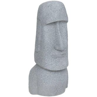 Atmosphera Statua da esterno moa&iuml; h.82cm grigio magnesia - Atmosphera cr&eacute;ateur dint&eacute;rieur