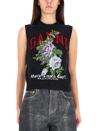 Ganni Rose Vest