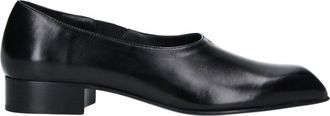 Khaite Glossy Leather Slip-On Moccasins With Squared Toe