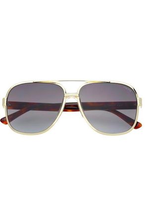 Freyrs Eyewear Carter Oversized Unisex Aviator Sunglasses in Gray at Nordstrom, Size +0.00