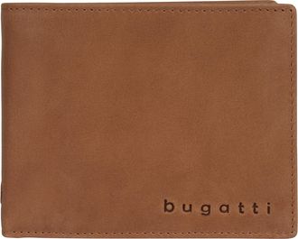 Bugatti Geldb&ouml;rse BUGATTI VOLO, Herren, braun (cognac), Leder, unifarben, Kleinlederwaren Geldb&ouml;rse, echt Leder