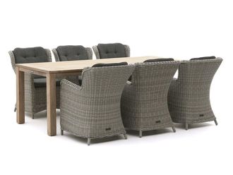 Intenso Furniture Intenso Milano/ROUGH-S 220cm dining tuinset 7-delig