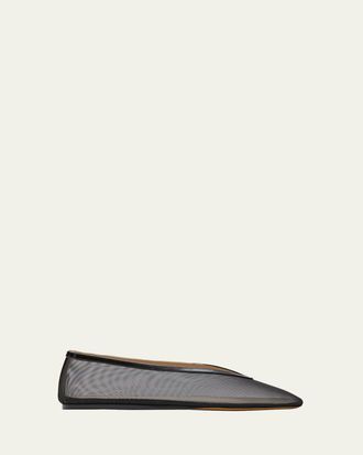 Le Monde Beryl Luna Mesh Ballerina Flats