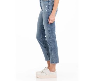 Fidelity Twiggy Ultra High Tapered Crop Jeans In Penny Lane