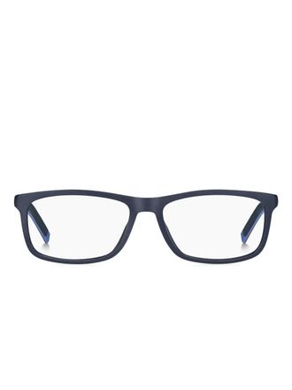 Tommy Hilfiger rectangle-frame glasses - Blue