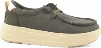 Hey Dude Wendy Nova Classic - Dames - Sneakers - Grijs - 38 EU - Leer - Schoenen