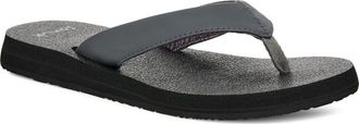 Sanuk Yoga Mat II Flip Flop in Charcoal at Nordstrom, Size 11