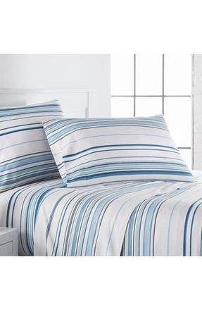 Southshore Fine Linens King Premium Collection Printed Deep Pocket Sheet Sets - Blue at Nordstrom Rack, Size Twin X-Long