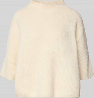 someday Someday Strickpullover aus Alpaka-Mix mit Stehkragen Modell Talene in Offwhite, Größe M