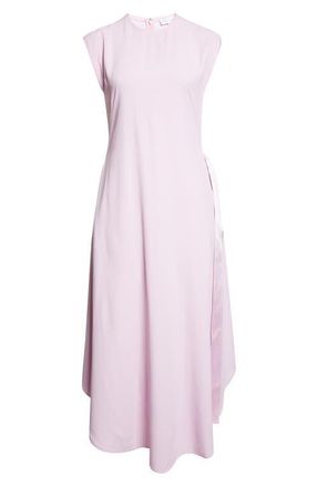 Stella McCartney Crepe Satin Shift Dress in Light Orchid at Nordstrom, Size 10 Us