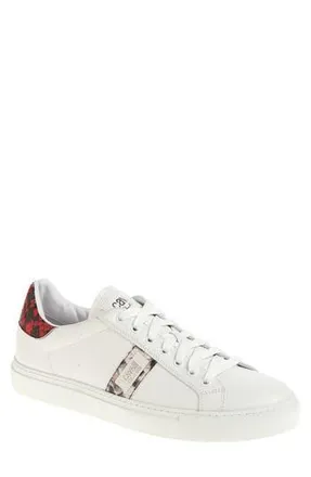 Roberto Cavalli Logo Plate Sneaker in White at Nordstrom Rack, Size 11.5